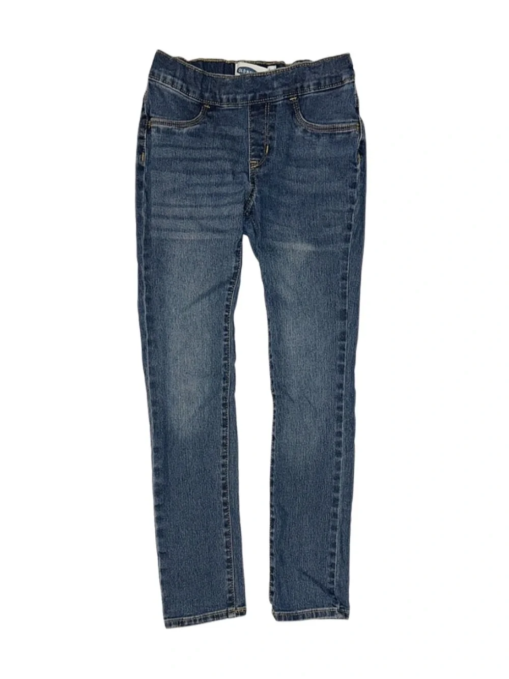 OLD NAVY Girl's Dark Wash Skinny Jeans Size Medium 8 Adjustable Waist